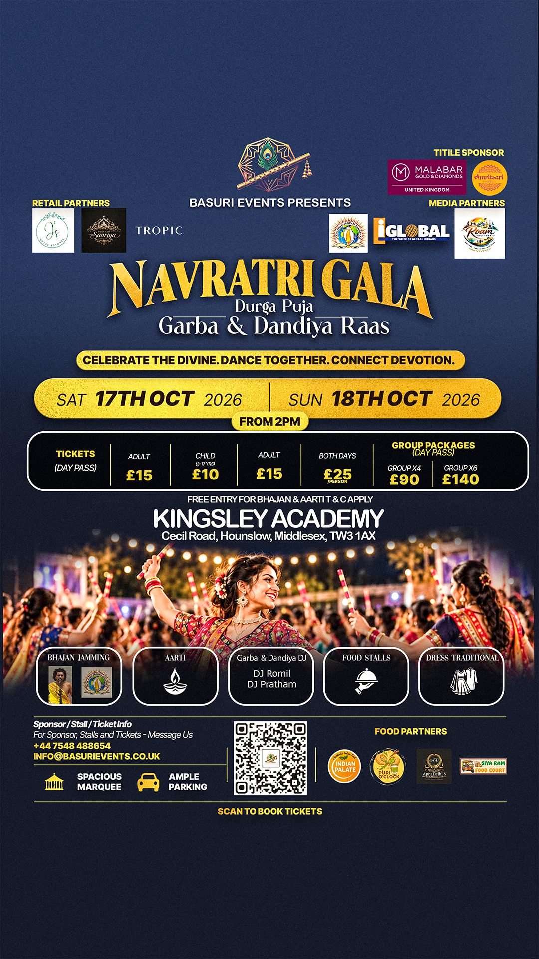 NAVRATRI GALA - Durga Puja, Garba & Dandiya Raas